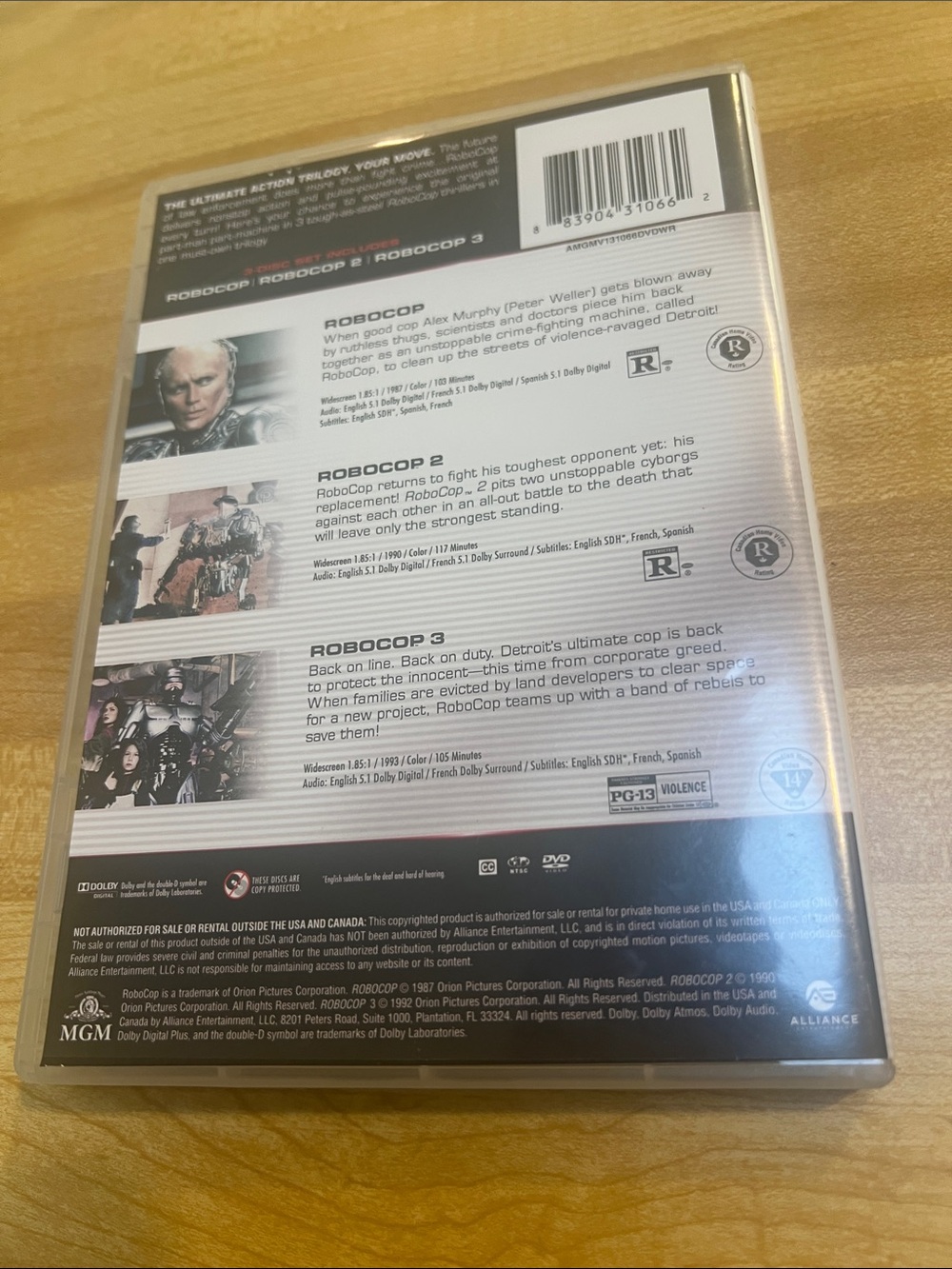 #2929**RoboCop Metallic Silver Helmet Movie DVD - Picture 4 of 17